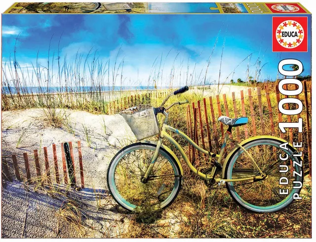 educa-17657-fahrrad-in-den-d-nen-puzzle-1000-teile-68x48-cm image 1