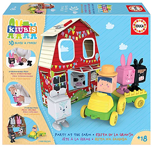 educa-the-kiubis-19224-farm-party-spielset-5-figuren-traktor-18m image 7