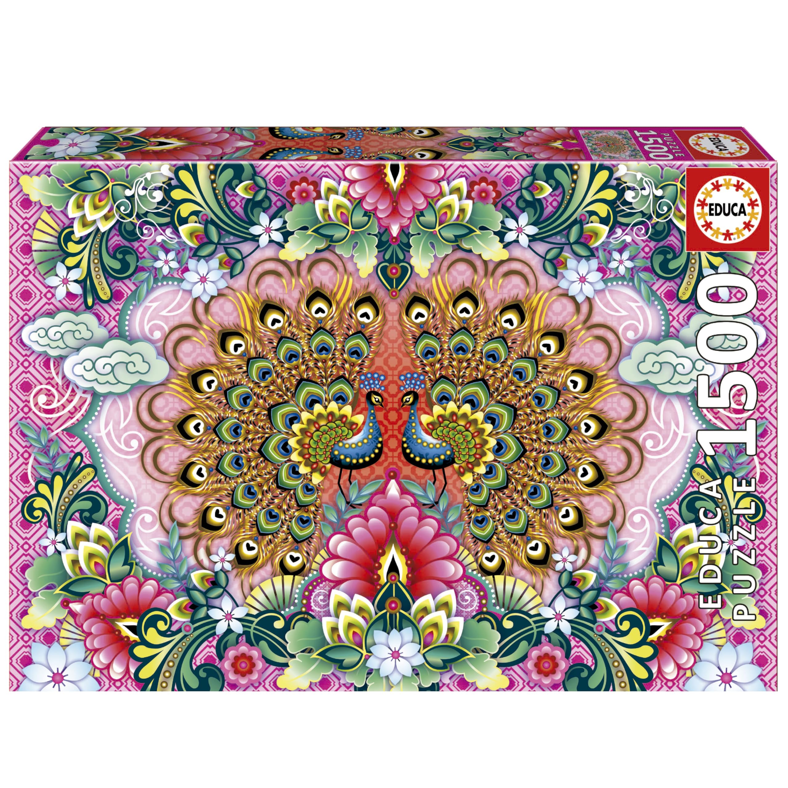 educa-19942-pavoni-del-bengala-puzzle-1500-teile-85x60-cm image 1