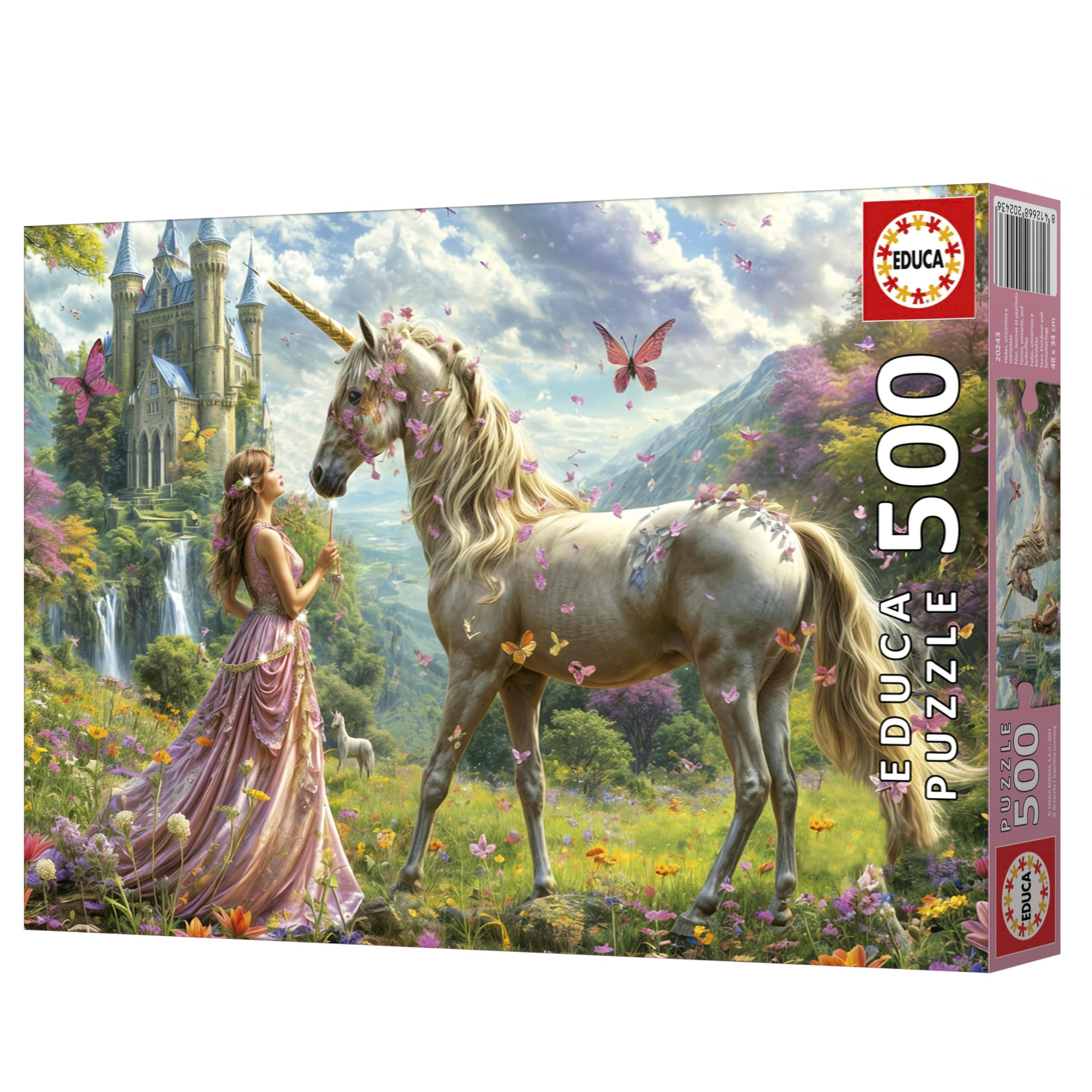 educa-20243-feen-einhorn-puzzle-500-teile-48x34-cm image 4