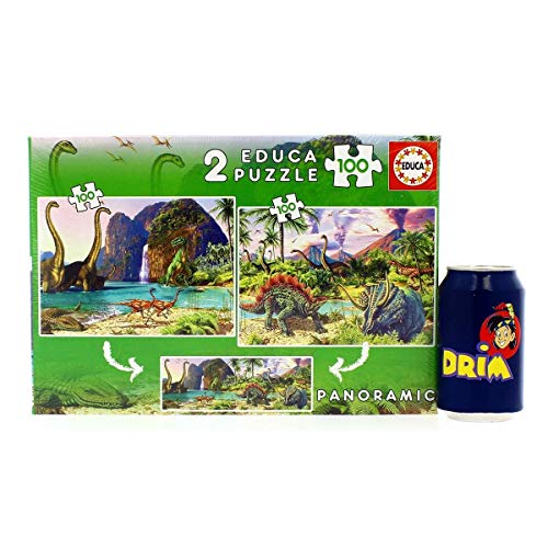 educa-dinosaurier-puzzleset-2x100-teile-15620-t-rex-ab-6-jahren image 6