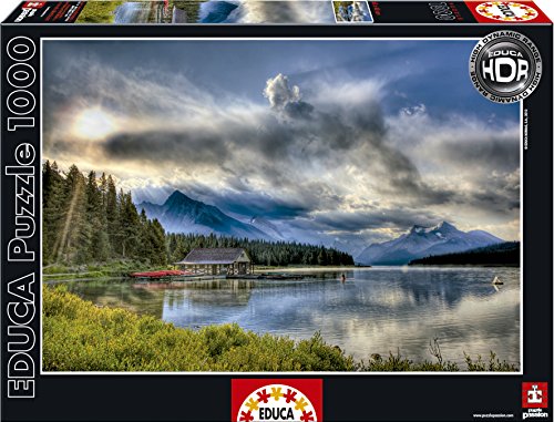 educa-15558-bootshaus-maligne-see-puzzle-1000-teile-kanada image 3