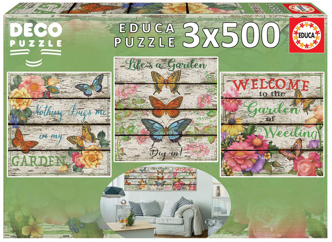 educa-17965-landleben-puzzle-3x500-teile-nostalgie image 1