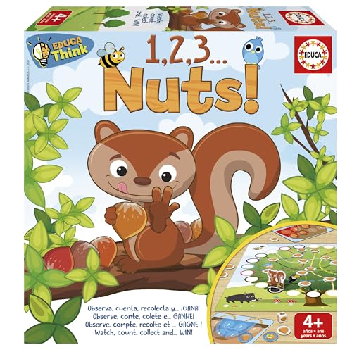 educa-1-2-3-nuts-lernspiel-brettspiel-farben-zahlen-ab-4-jahren image 7