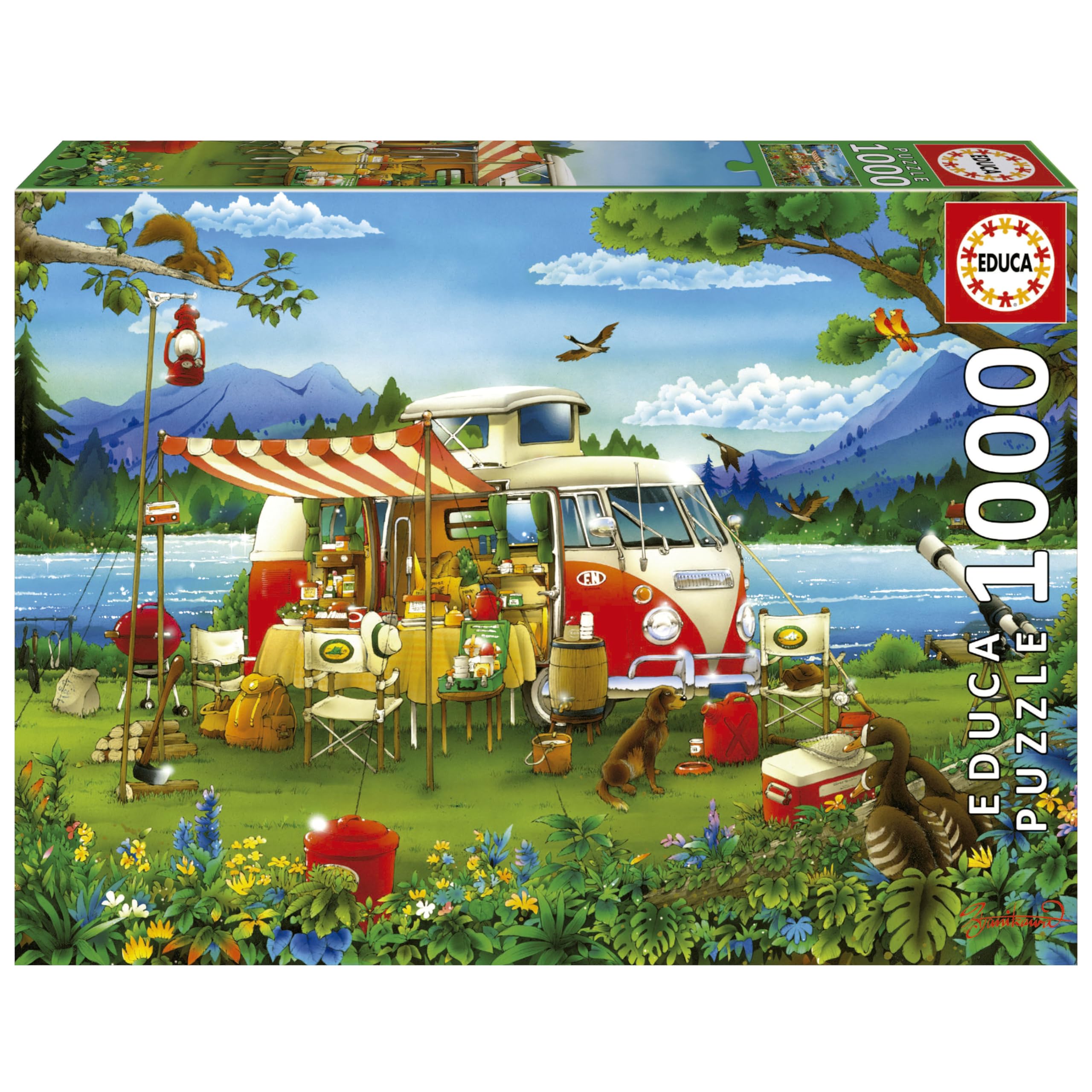 educa-19922-ferien-auf-dem-land-puzzle-1000-teile image 1