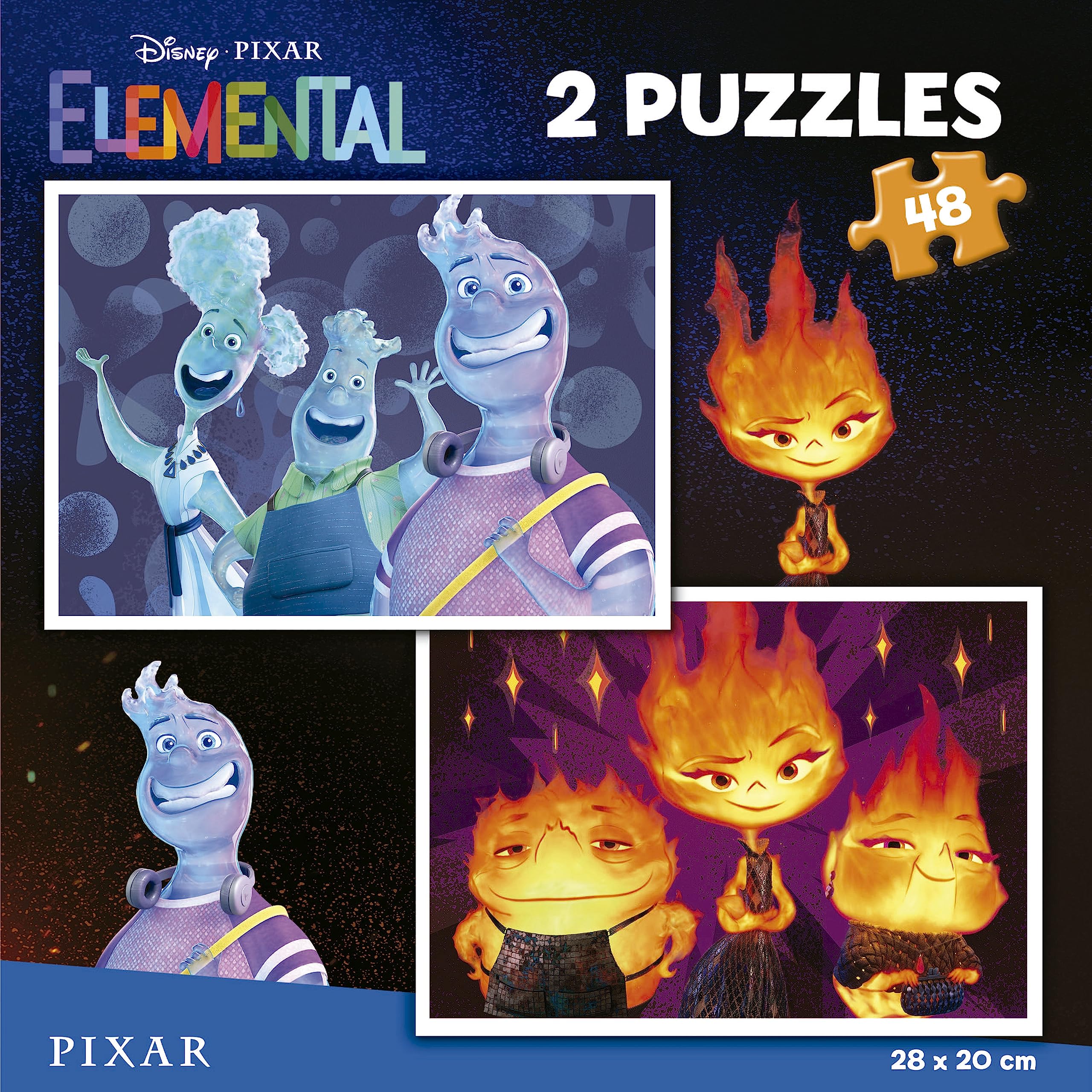 educa-elemental-2x48-teile-kinderpuzzle-disney-pixar-ab-4-jahren image 3