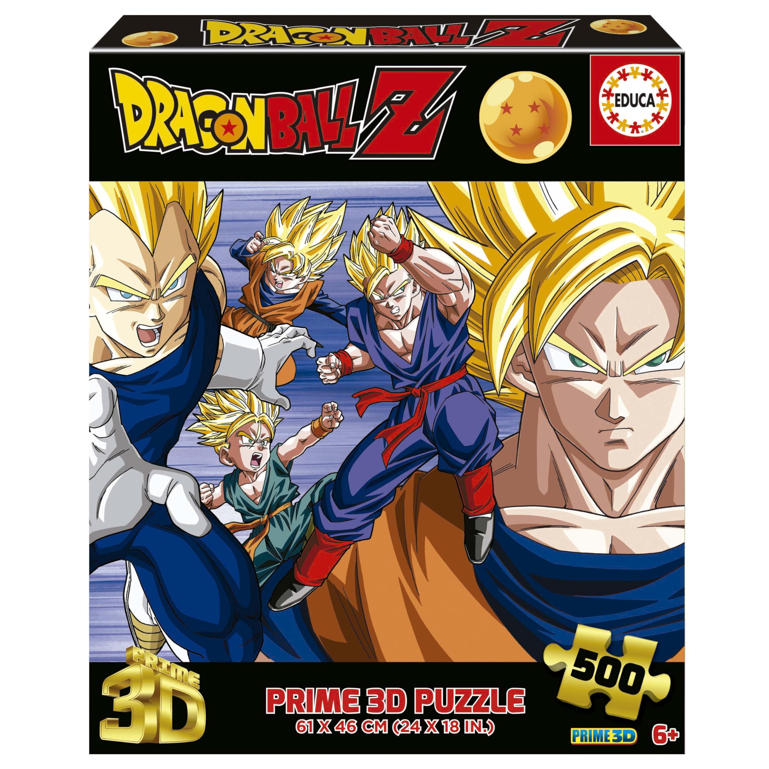 educa-20274-dragon-ball-puzzle-3d-500-teile-61x46-cm image 1