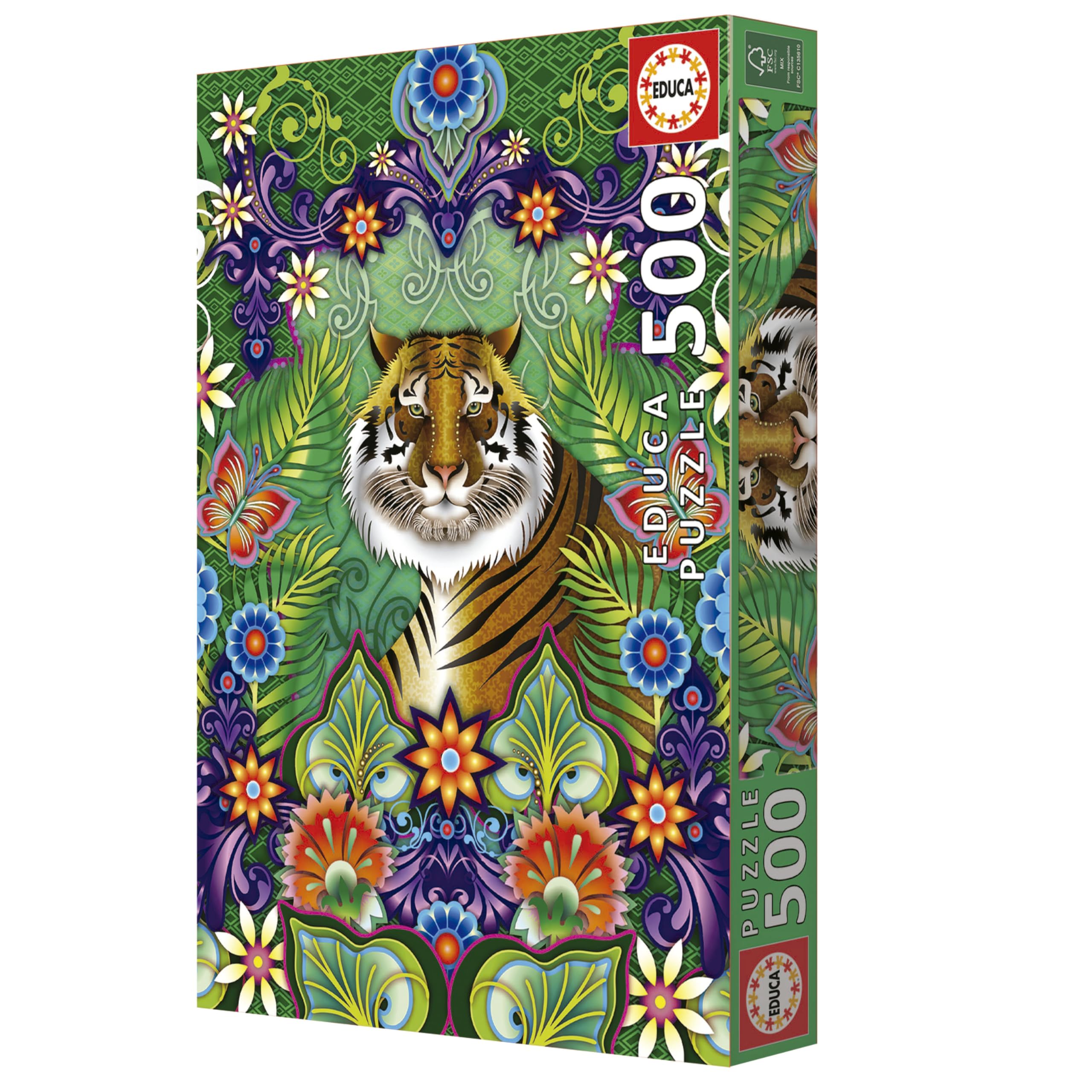 educa-19912-bengalischer-tiger-500-teile-puzzle-mit-kleber image 6