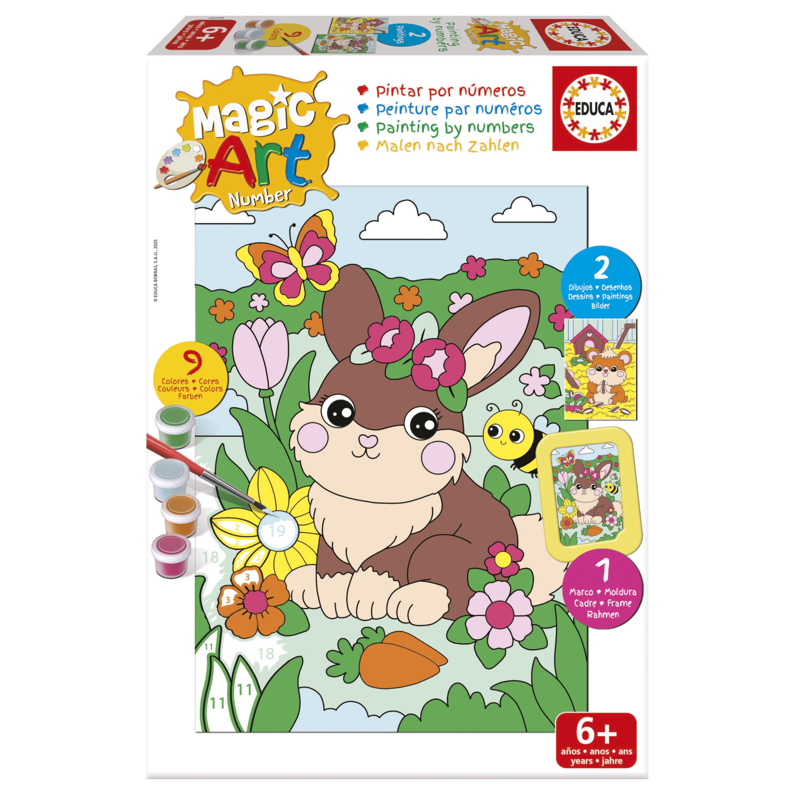 educa-magic-art-number-maskottchen-malen-nach-zahlen-6-8-j image 1