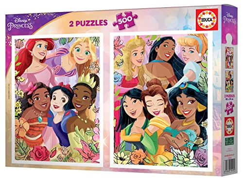 educa-19253-disney-prinzessinnen-puzzle-2x500-teile-ab-11-jahren image 6
