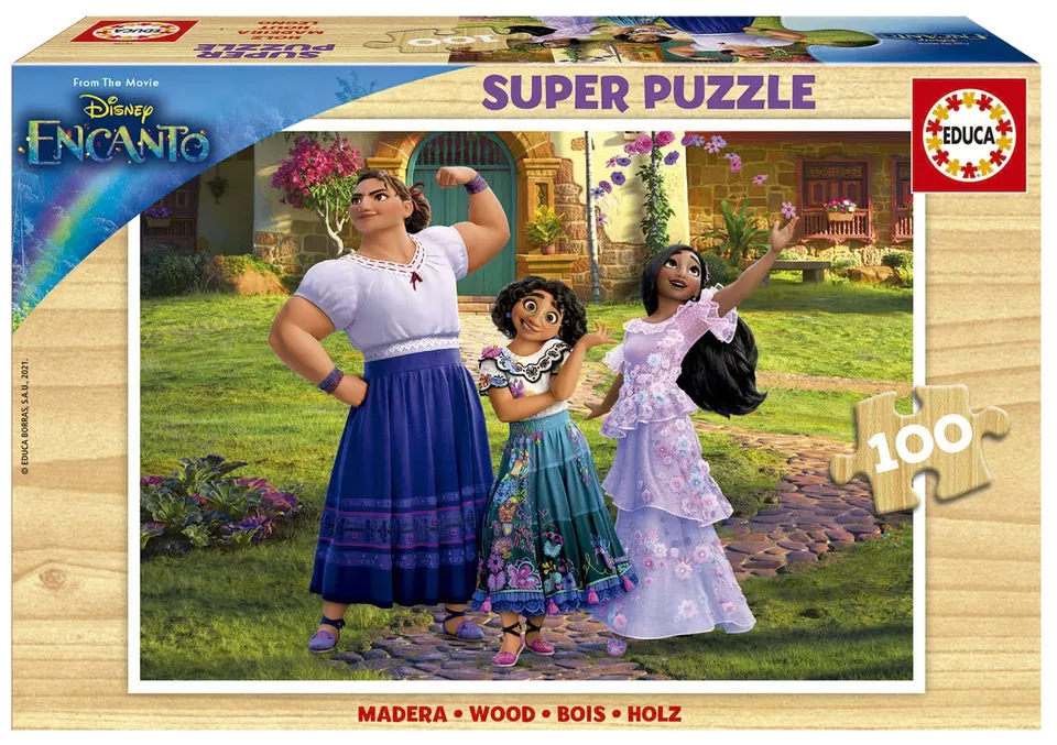 educa-disney-encanto-holzpuzzle-100-teile-mirabel-kinder-ab-6-jahren image 1