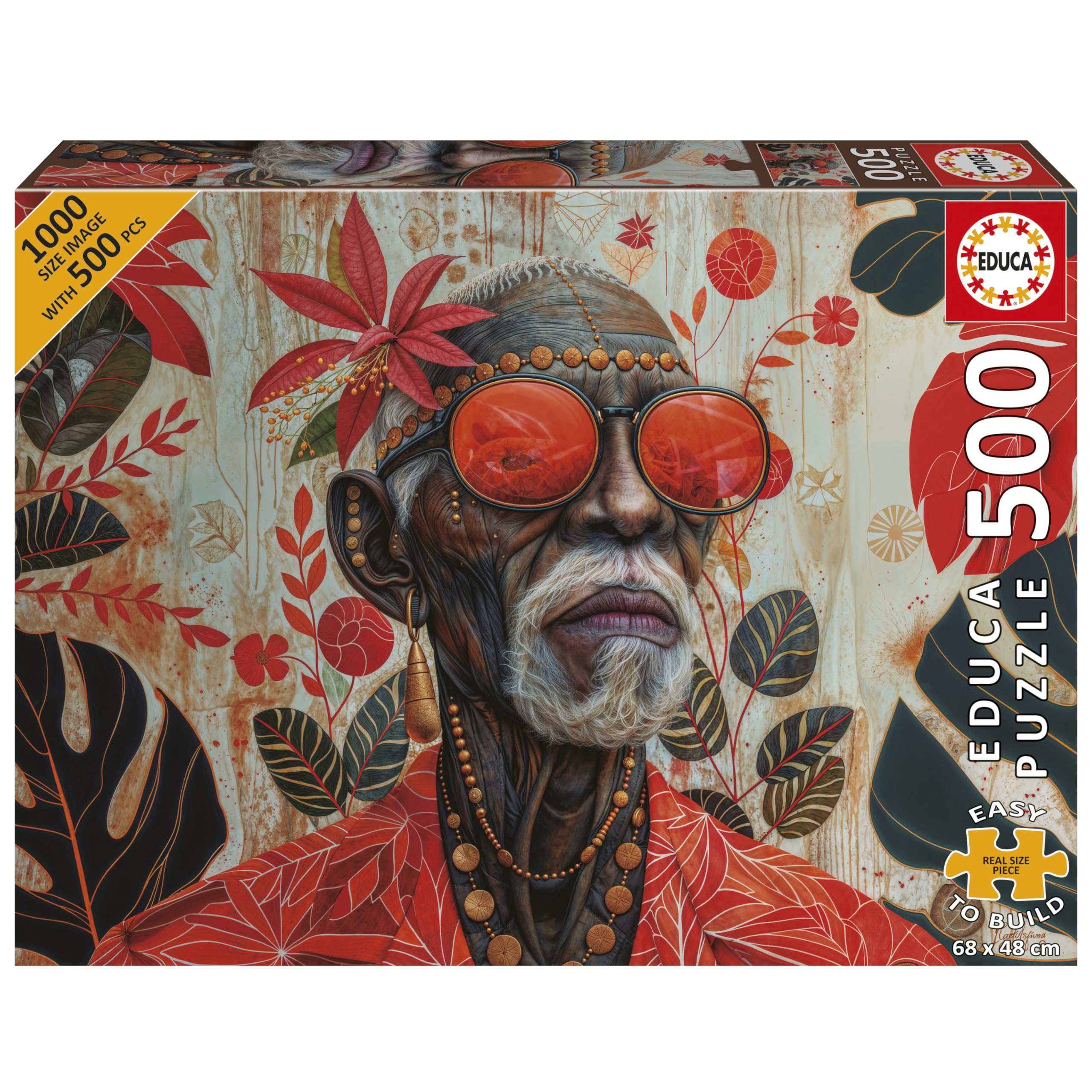 educa-w-chter-der-tropen-20238-puzzle-500-teile-68x48 image 1