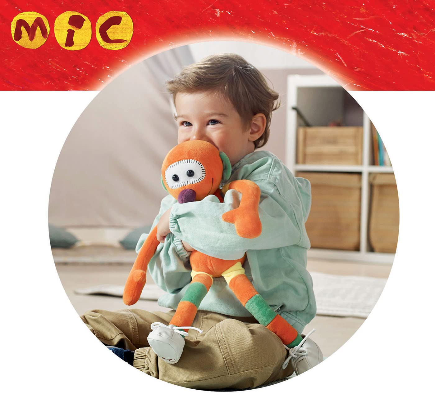 educa-mic-club-super-3-pl-schfigur-40-cm-orange-waschbar image 3