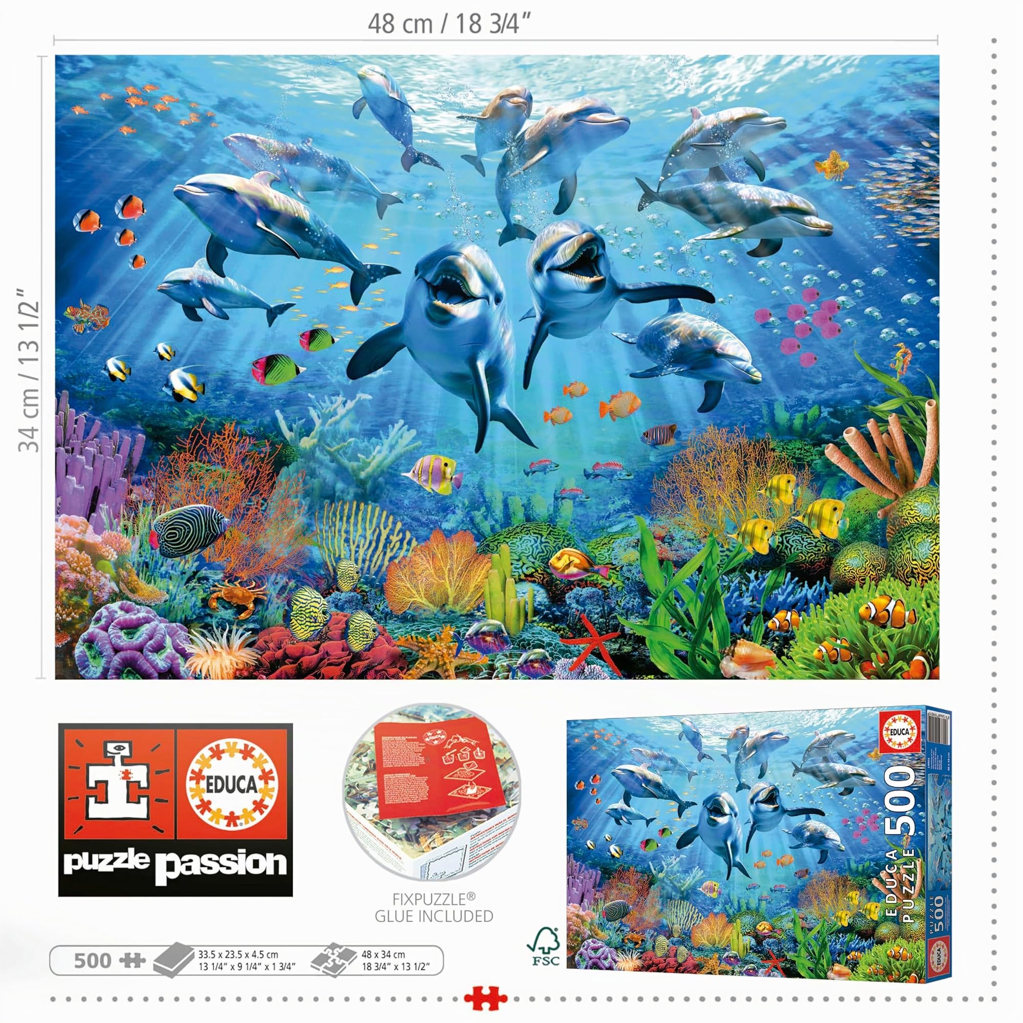 educa-19901-party-am-meeresgrund-puzzle-500-teile-ab-11-jahren image 3