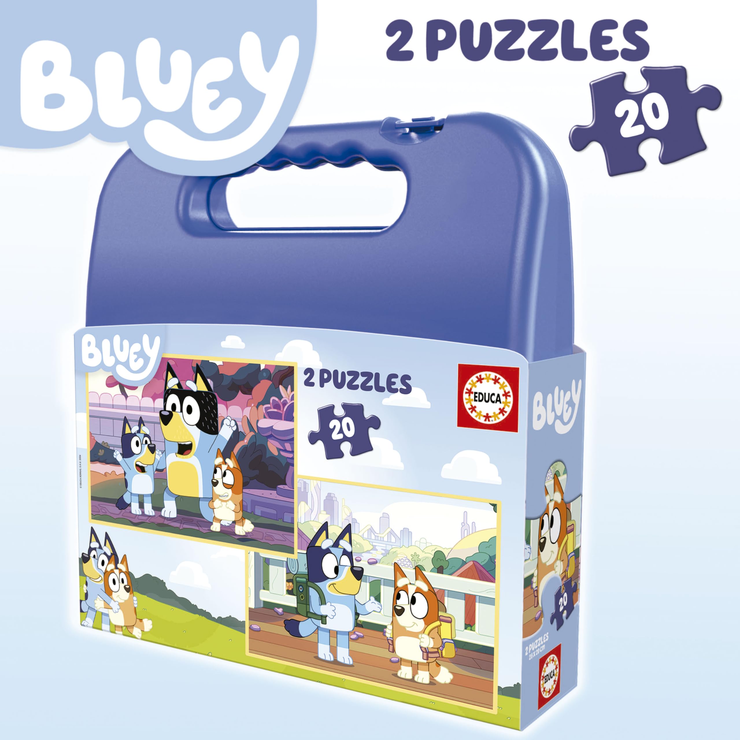 educa-19966-bluey-puzzle-2x20-teile-koffer-ab-4-jahren image 4