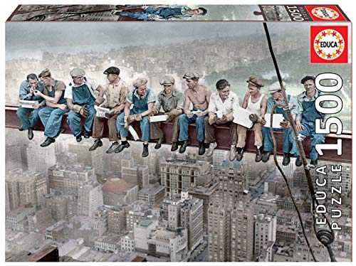educa-mittagspause-auf-einem-wolkenkratzer-1500-teile-puzzle image 8
