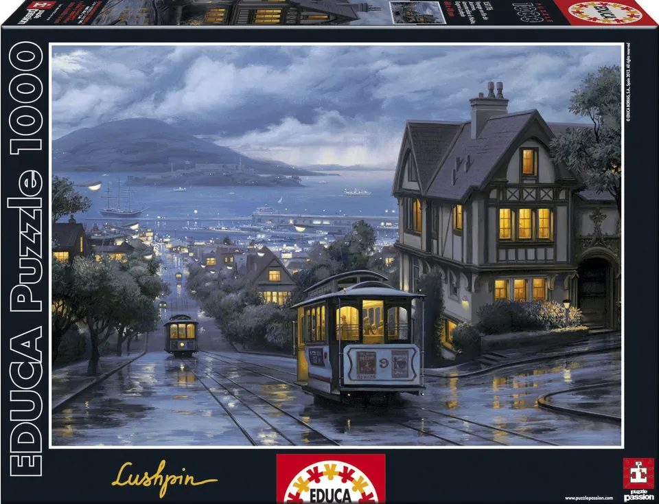 educa-nachtfahrt-lushpin-puzzle-1000-teile-15176 image 1