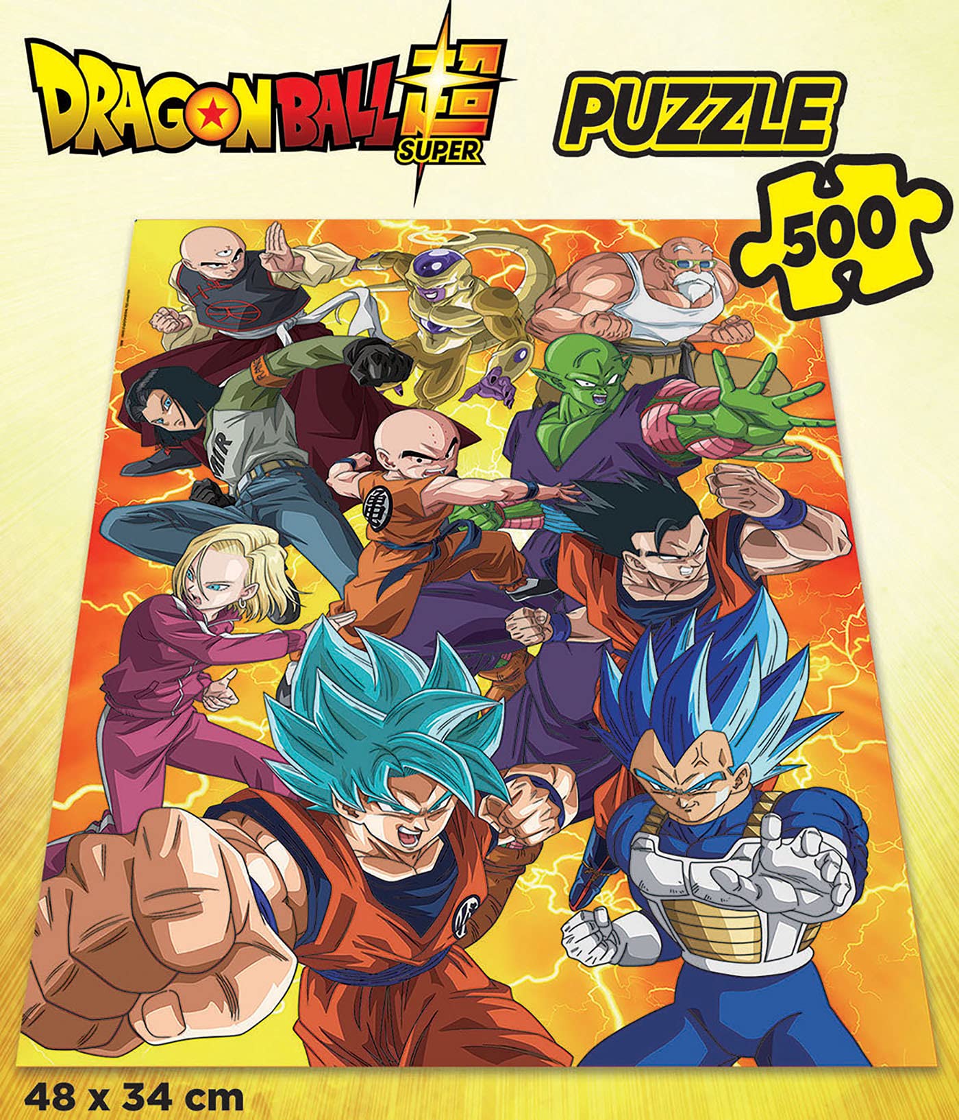 educa-dragon-ball-super-puzzle-500-teile-anime-34x48-cm image 3