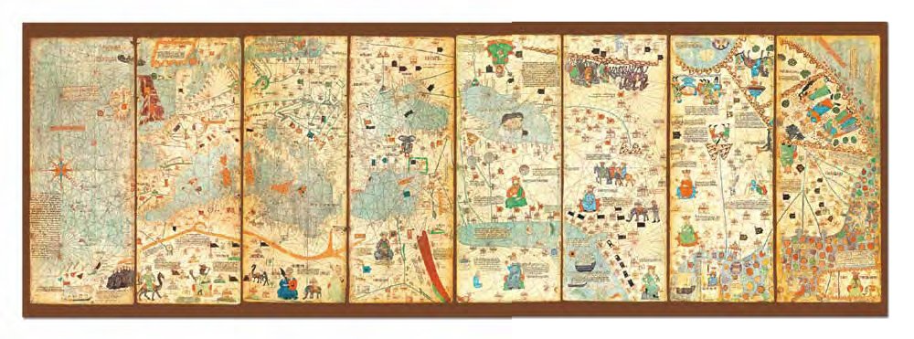 educa-16355-weltkarte-von-1375-puzzle-3000-teile-panorama image 1