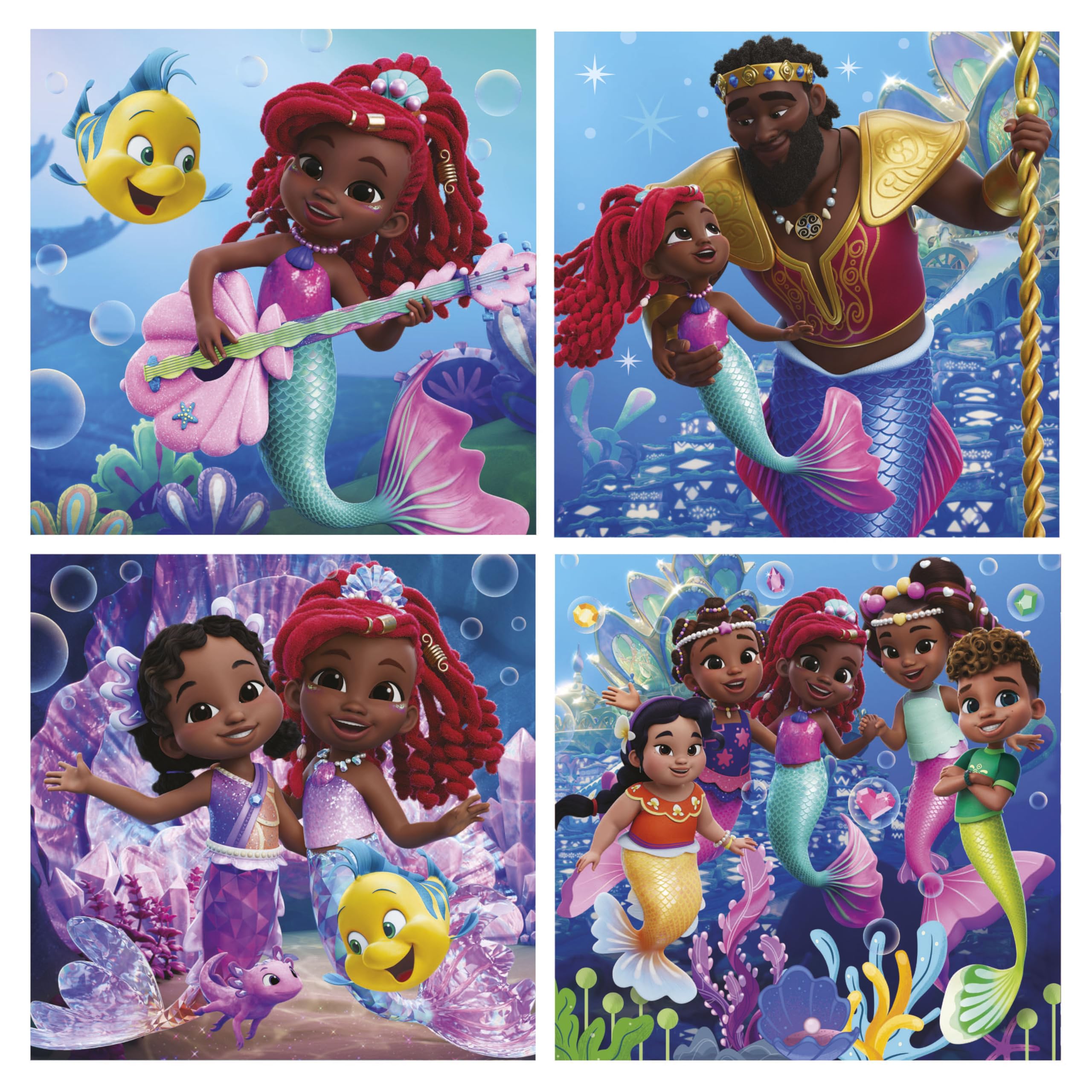 educa-ariel-4in1-puzzleset-12-25-teile-ab-3-jahren image 2