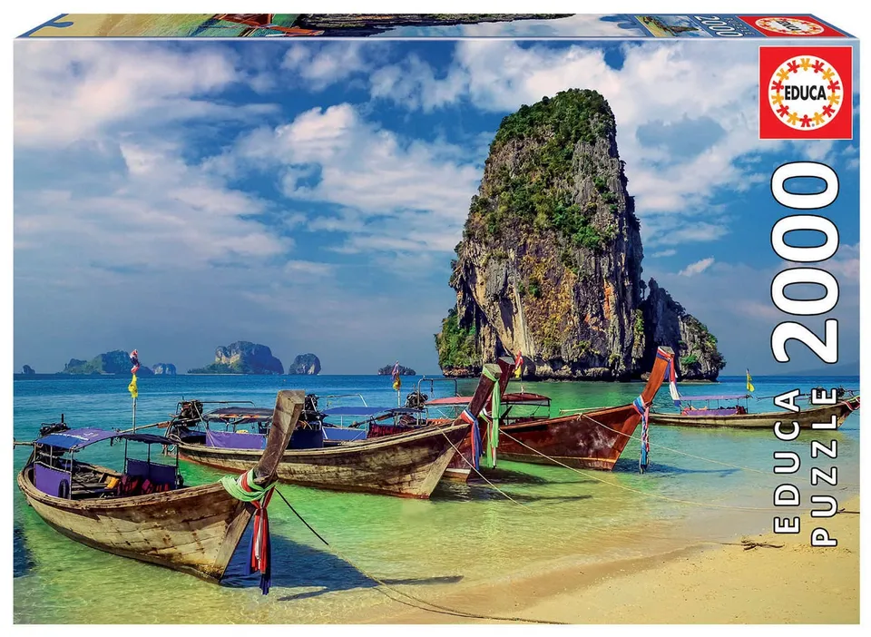 educa-18007-krabi-puzzle-2000-teile-strand-thailand image 1