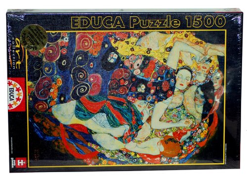 educa-die-jungfrau-puzzle-klimt-kunst-1000-teile image 2