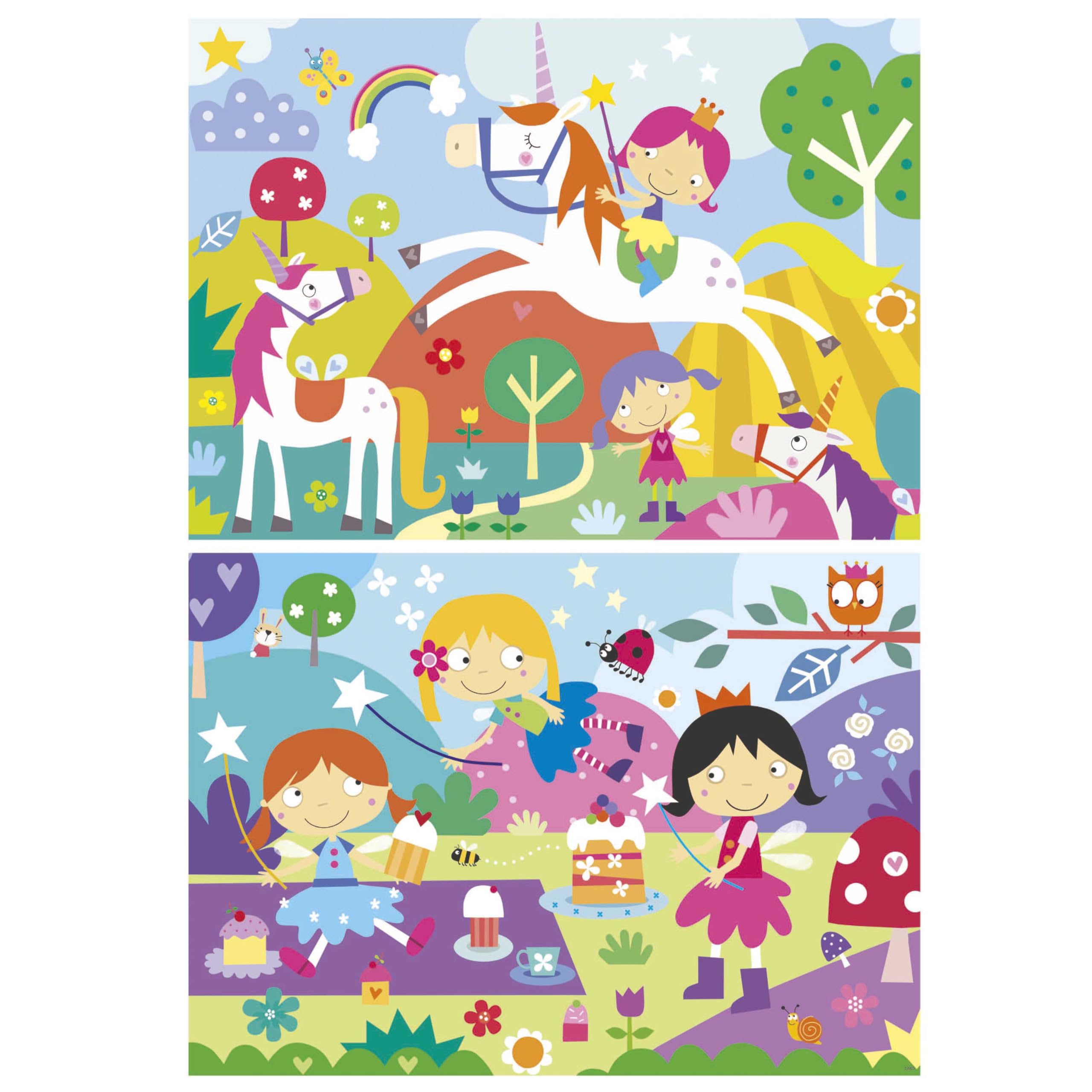 educa-kinderpuzzle-fantasiewelt-2x48-teile-ab-4-jahren image 3