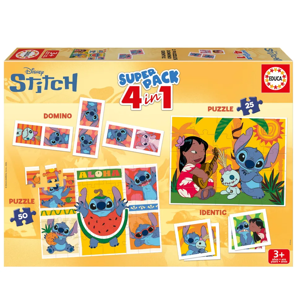 educa-stitch-4-in-1-superpack-lernspiel-25-und-50-teile-ab-3-jahren image 1