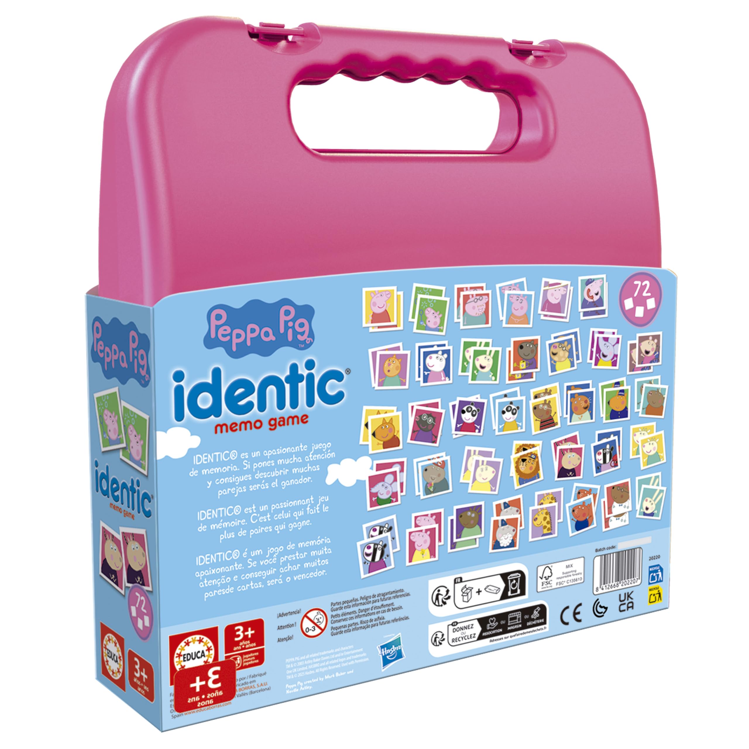 educa-identic-peppa-pig-20220-memory-ab-3-jahre-72-karten image 3