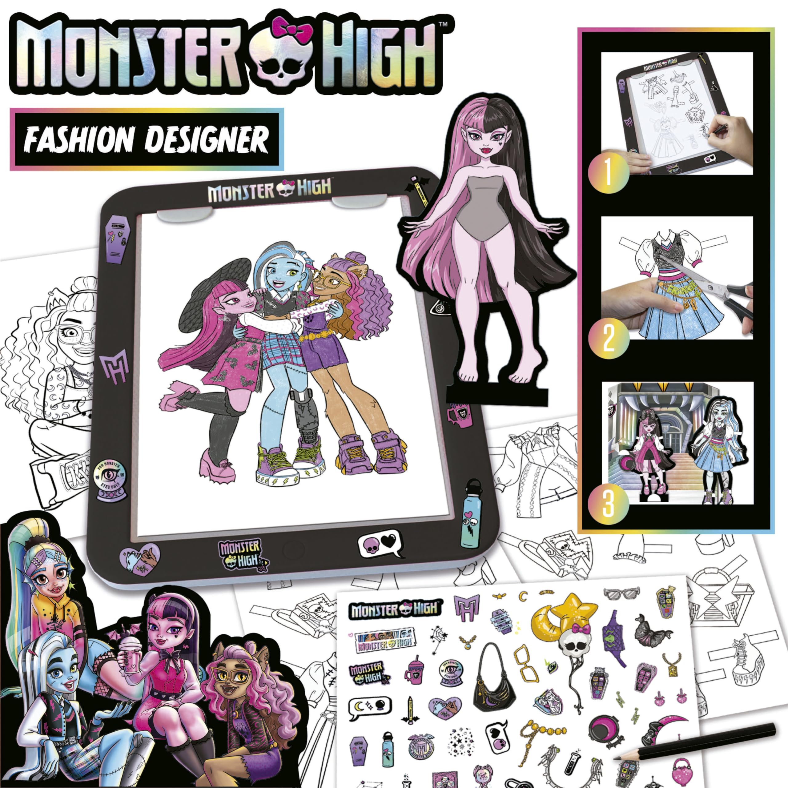 educa-monster-high-designtafel-bastelset-ab-5-jahren image 3