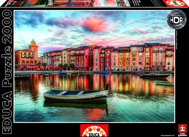 educa-14822-portofino-italien-puzzle-2000-teile-hdr image 1