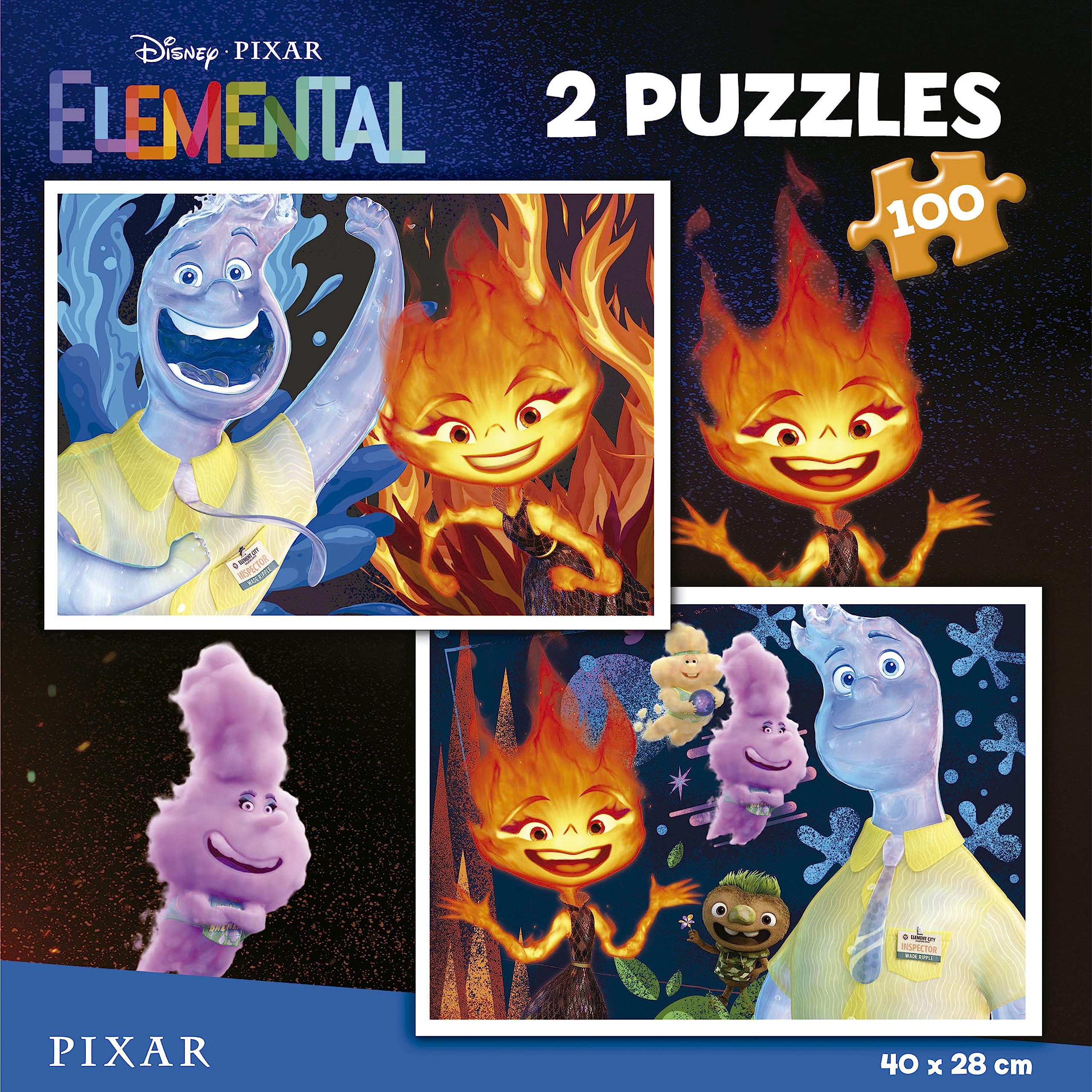 educa-pixar-elemental-19734-2x100-teile-kinderpuzzle-ab-6 image 3
