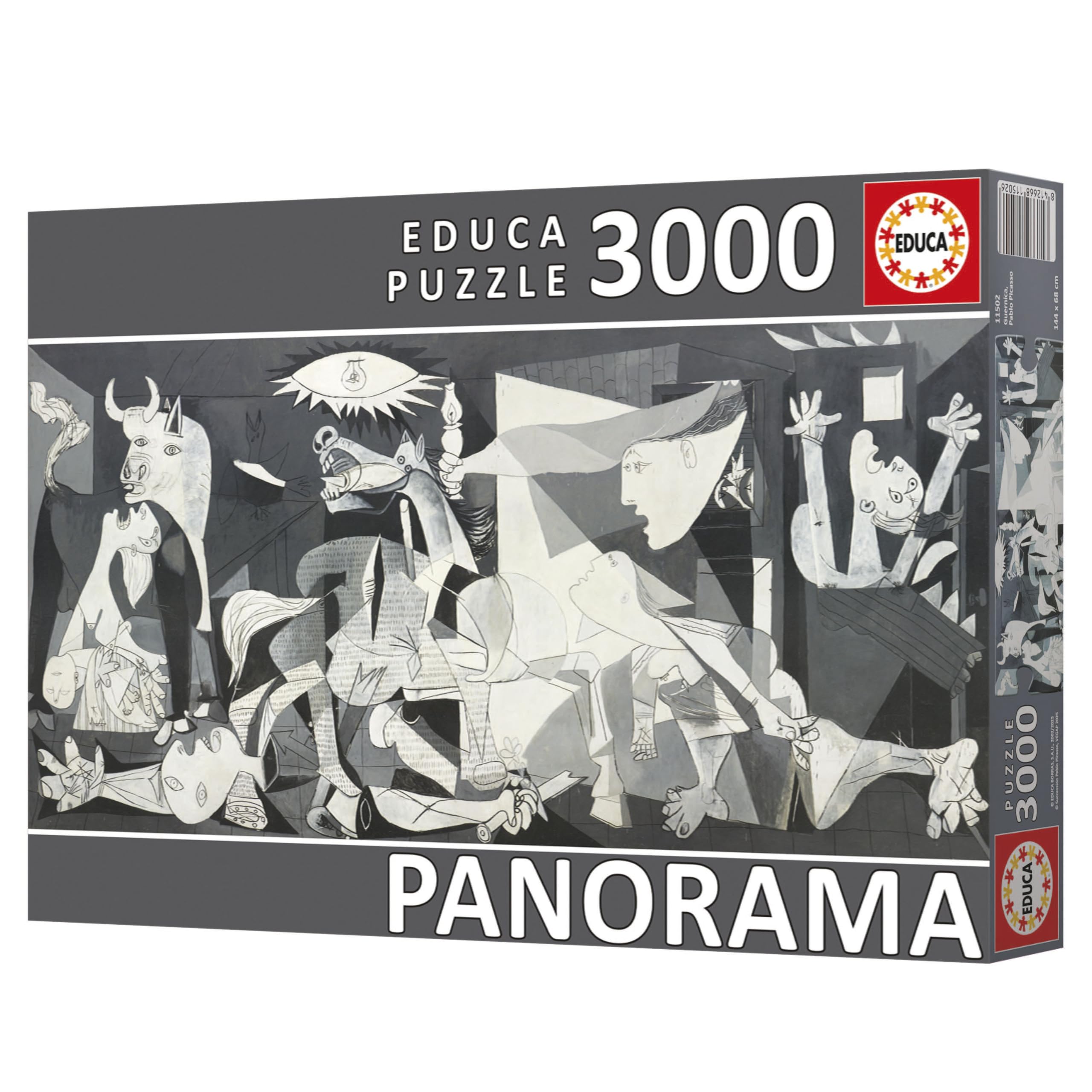 educa-guernica-3000-teile-puzzle-kubistisch-144-x-60-cm image 2