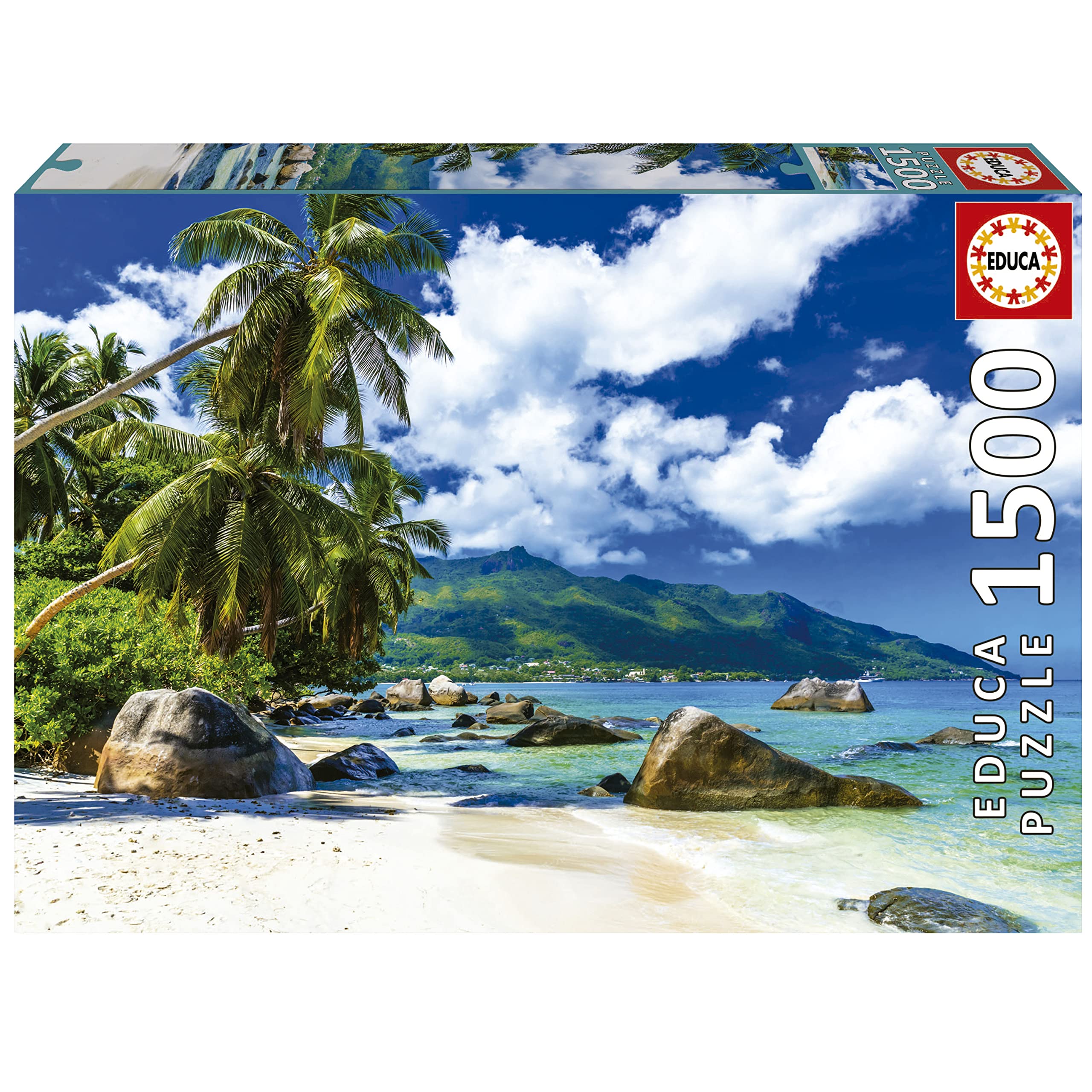 educa-seychellen-19564-puzzle-1500-teile-strand-ab-14-jahren image 1