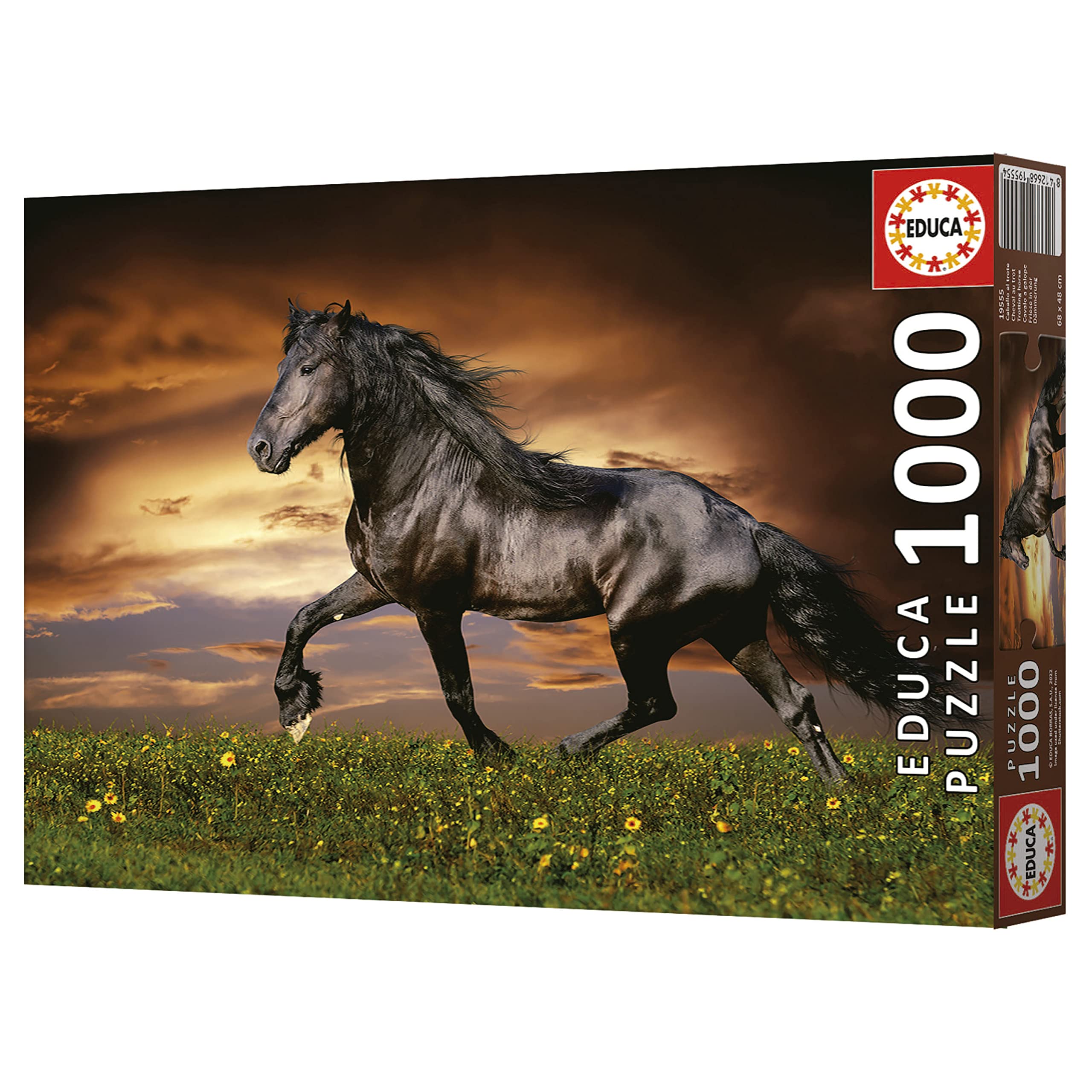 educa-friese-in-der-d-mmerung-19555-puzzle-1000-t-pferd image 4