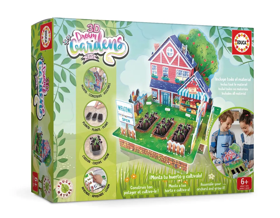 educa-3d-dream-garden-19468-3d-puzzle-gem-segarten-ab-5-jahren image 1