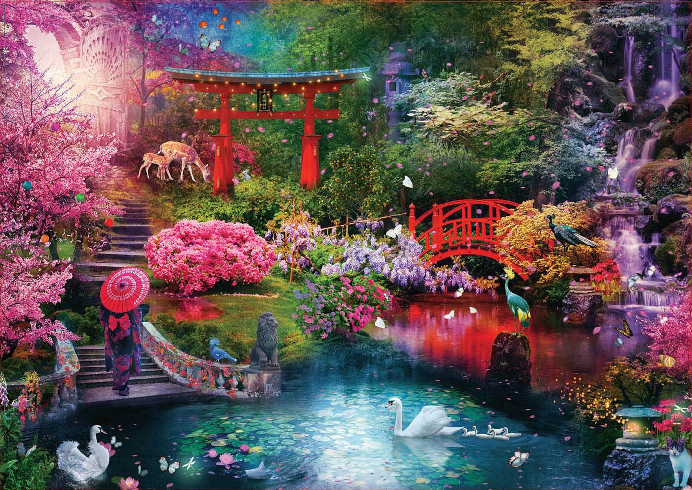 educa-japanischer-garten-puzzle-3000-teile-zen-kirschbl-te image 3