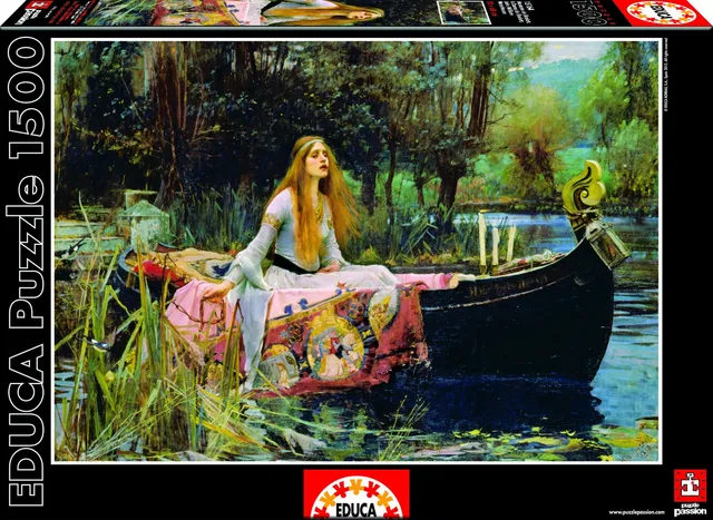 educa-15164-lady-of-schalott-puzzle-1500-teile-waterhouse image 1