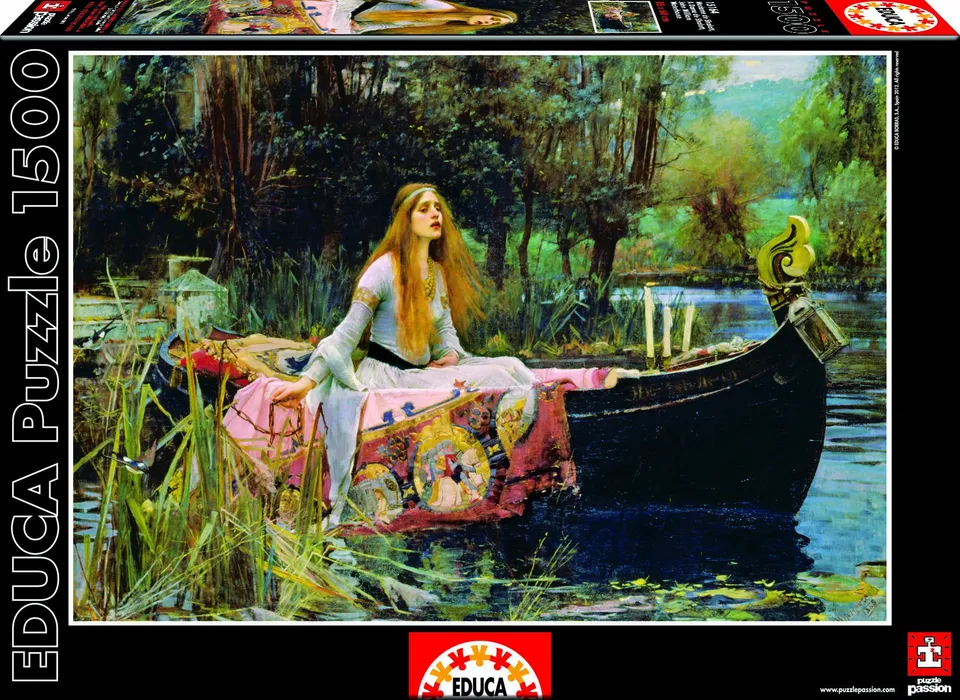 educa-15164-lady-of-schalott-puzzle-1500-teile-waterhouse image 1