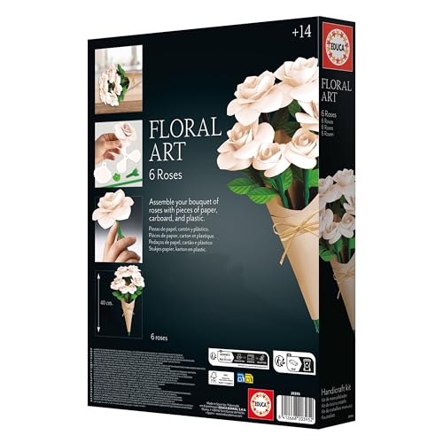 educa-arts-crafts-blumenstrau-wei-e-rosen-bastelset-12-rosen image 8