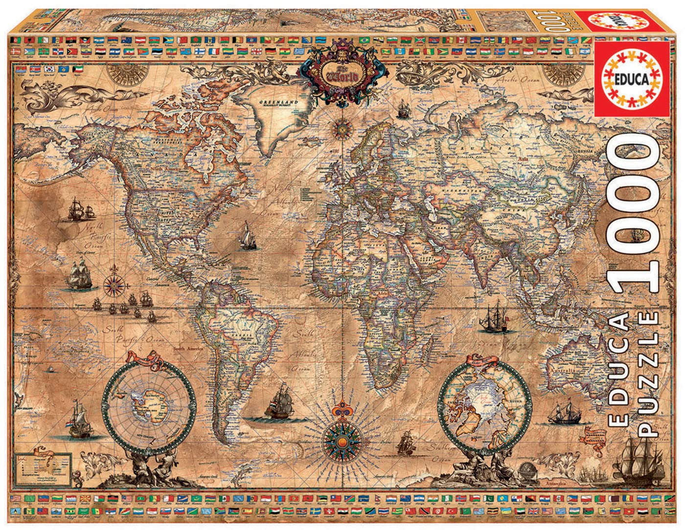 educa-19925-bibliothek-puzzle-1000-teile-katzen image 8