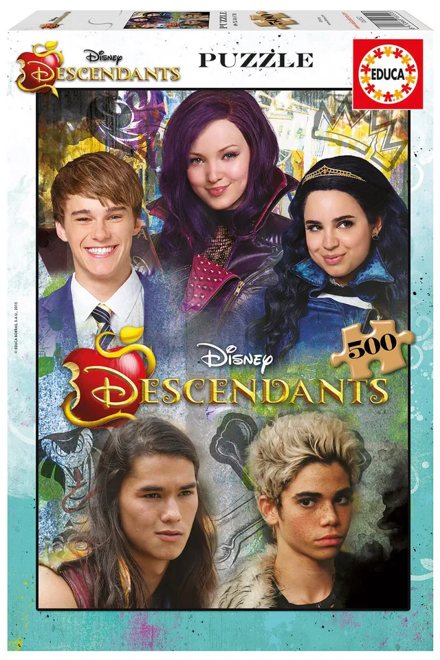 educa-descendants-puzzle-500-teile-disney-tv-show-48x34-cm image 1