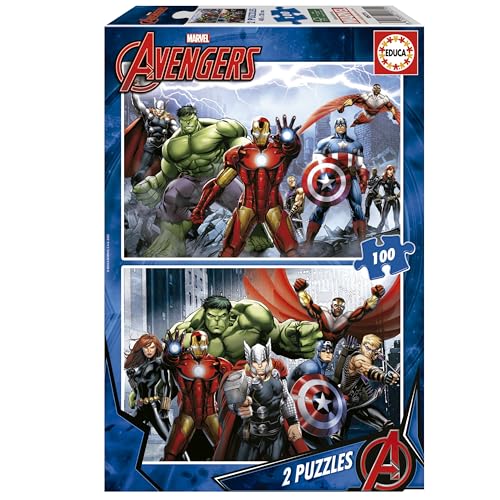 educa-avengers-kinderpuzzle-2x100-teile-ab-6-jahren image 6