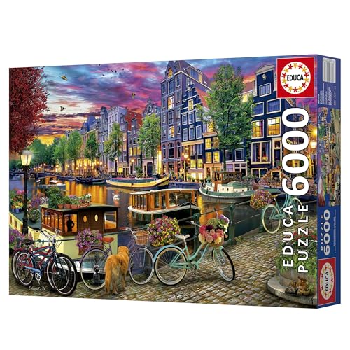 educa-6000-teile-puzzle-radfahren-in-amsterdam-156x107-cm image 8