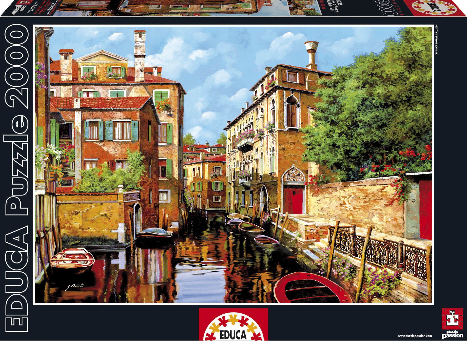educa-16016-luce-a-venezia-puzzle-2000-teile-borelli-venedig image 1