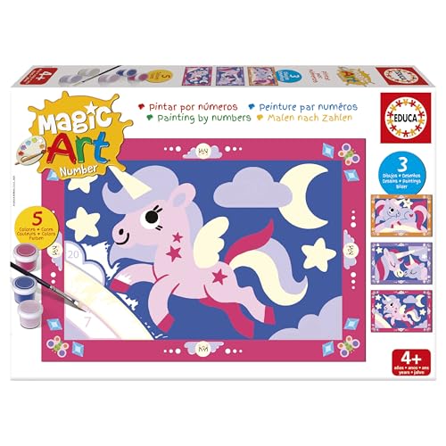 educa-magic-art-number-einhorn-malset-malen-nach-zahlen-ab-4-jahren image 7