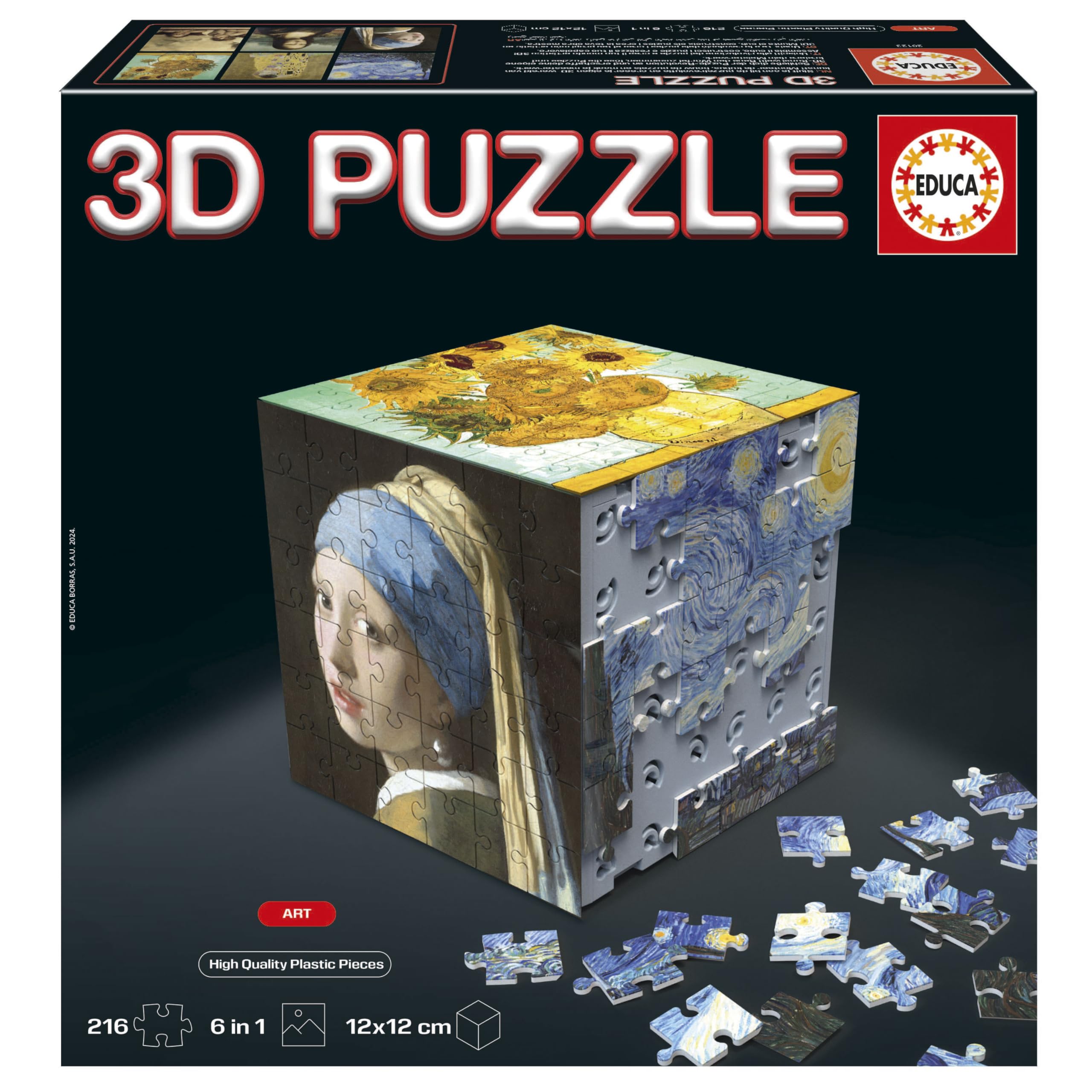 educa-3d-kunst-puzzlew-rfel-216-teile-art-aesthetic image 1