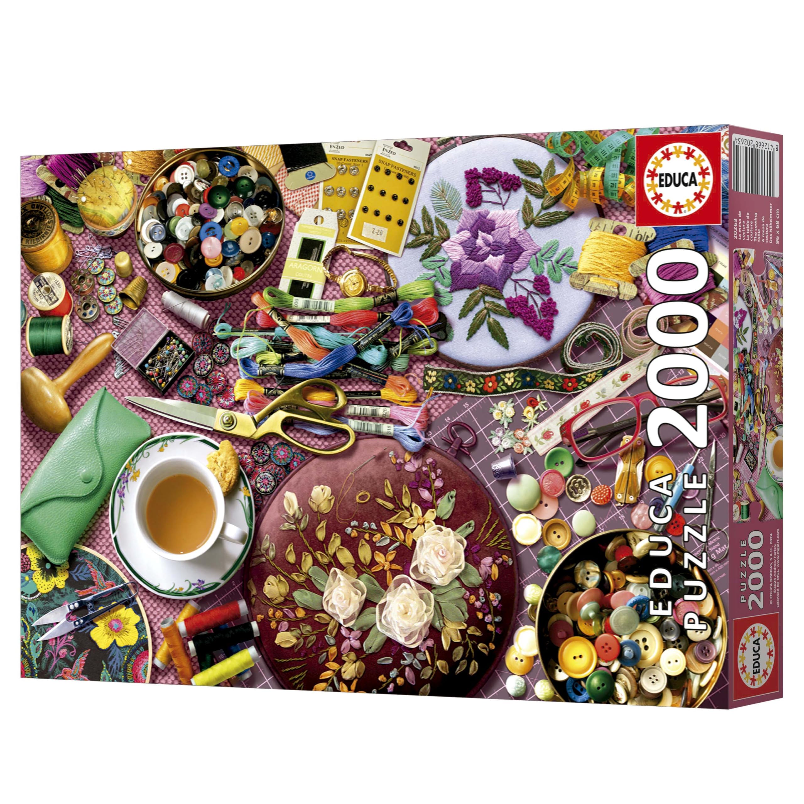 educa-20263-der-n-htisch-puzzle-2000-teile-96x68-cm-ab-14-j image 5