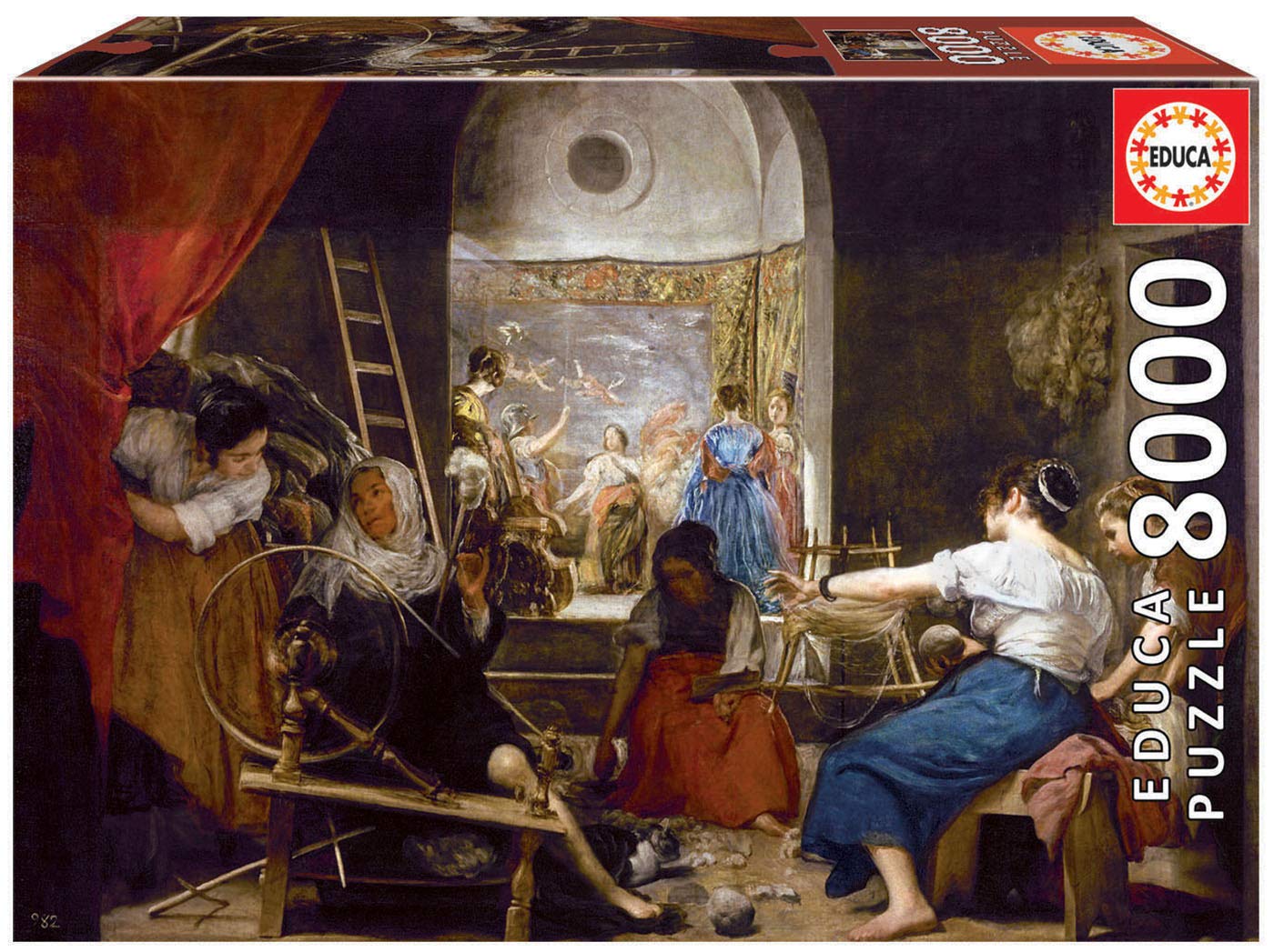 educa-antike-weltkarte-18017-puzzle-8000-teile-historische-weltkarte image 4