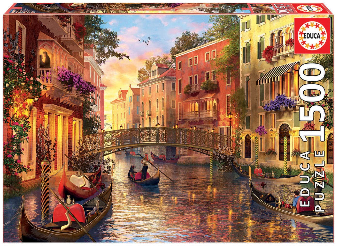 educa-17124-venedig-puzzle-1500-teile-sonnenuntergang image 1